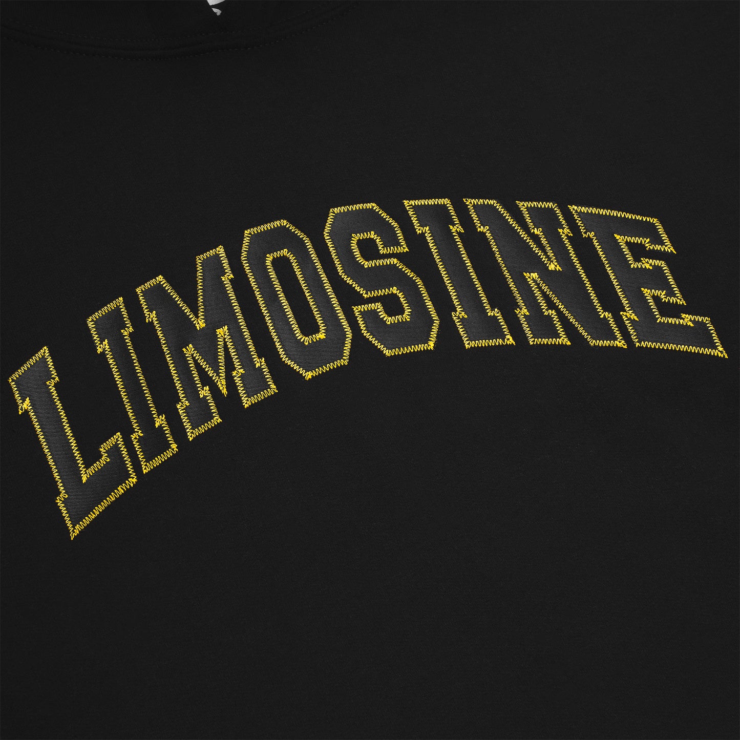 LIMOSINE Black Vinyl Hood - Gold Stitch