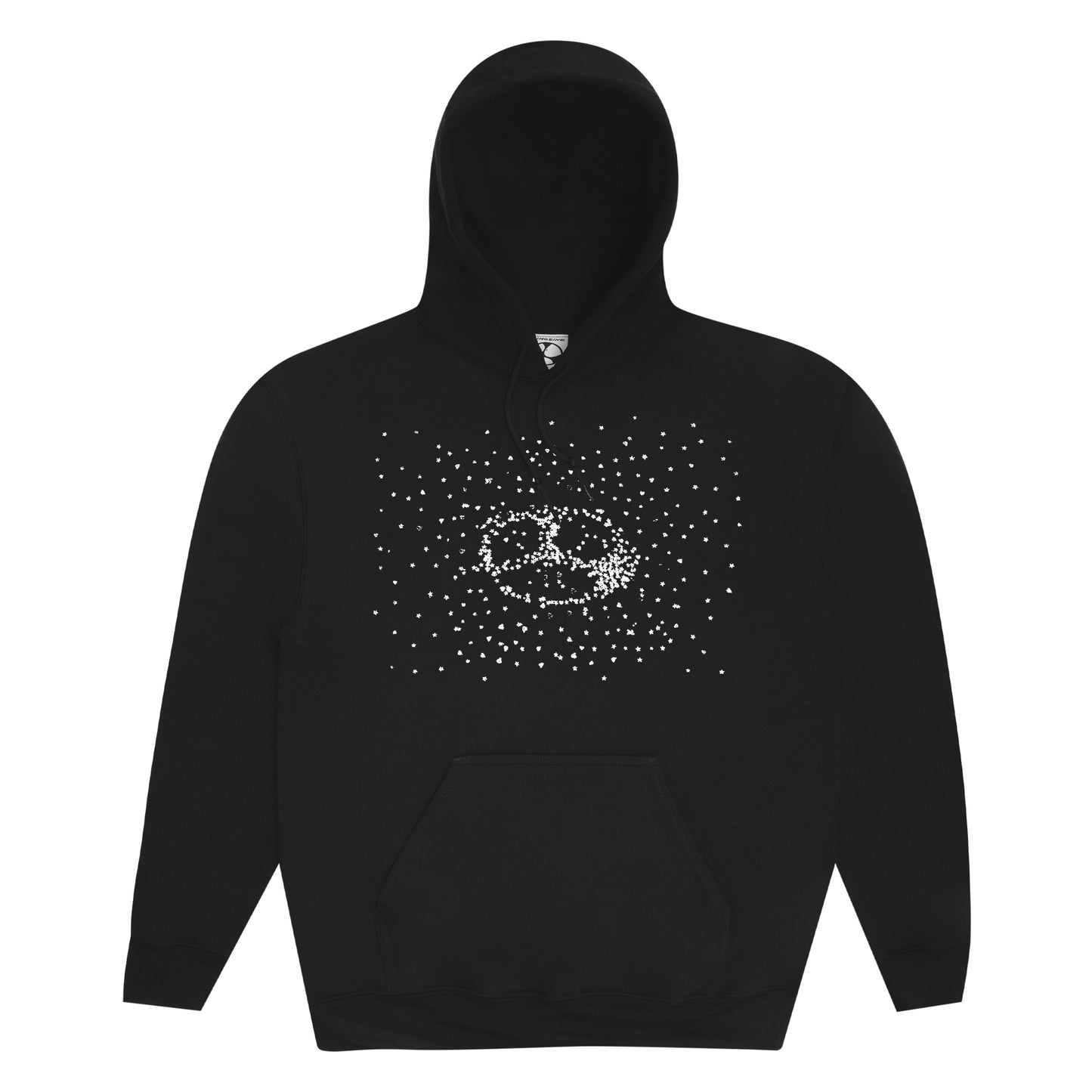 Stardust Hood - Black/Raised Glitter