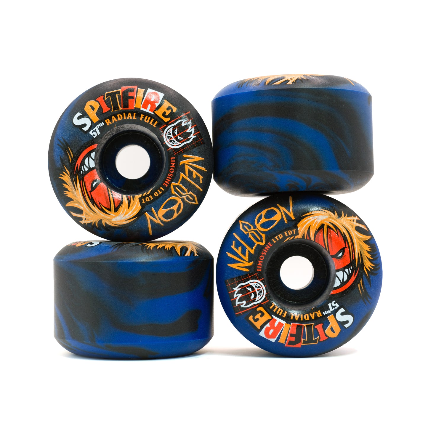 Nelly Morville - LIMOSINE Blue Smoke 57 mm Radial Full - Formula Four - Spitfire Wheel