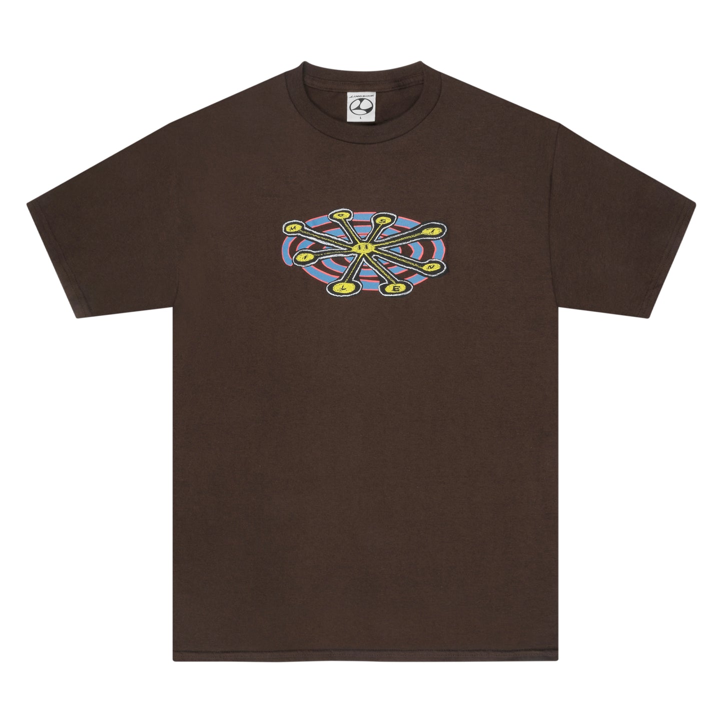 Web Tee - Brown
