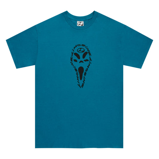 Screamer Tee - Aqua Blue