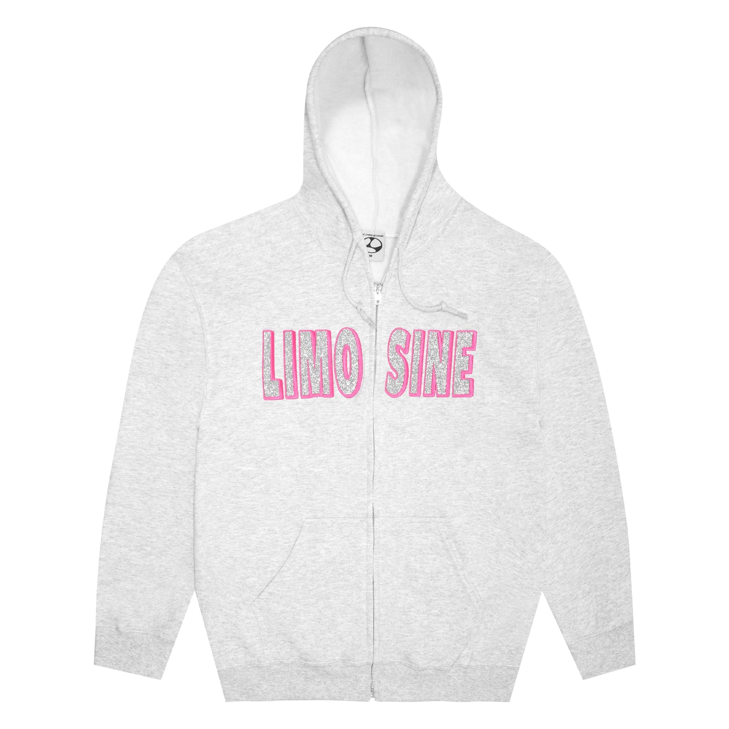 Limosine Sparkle Zip Up - Ash Grey