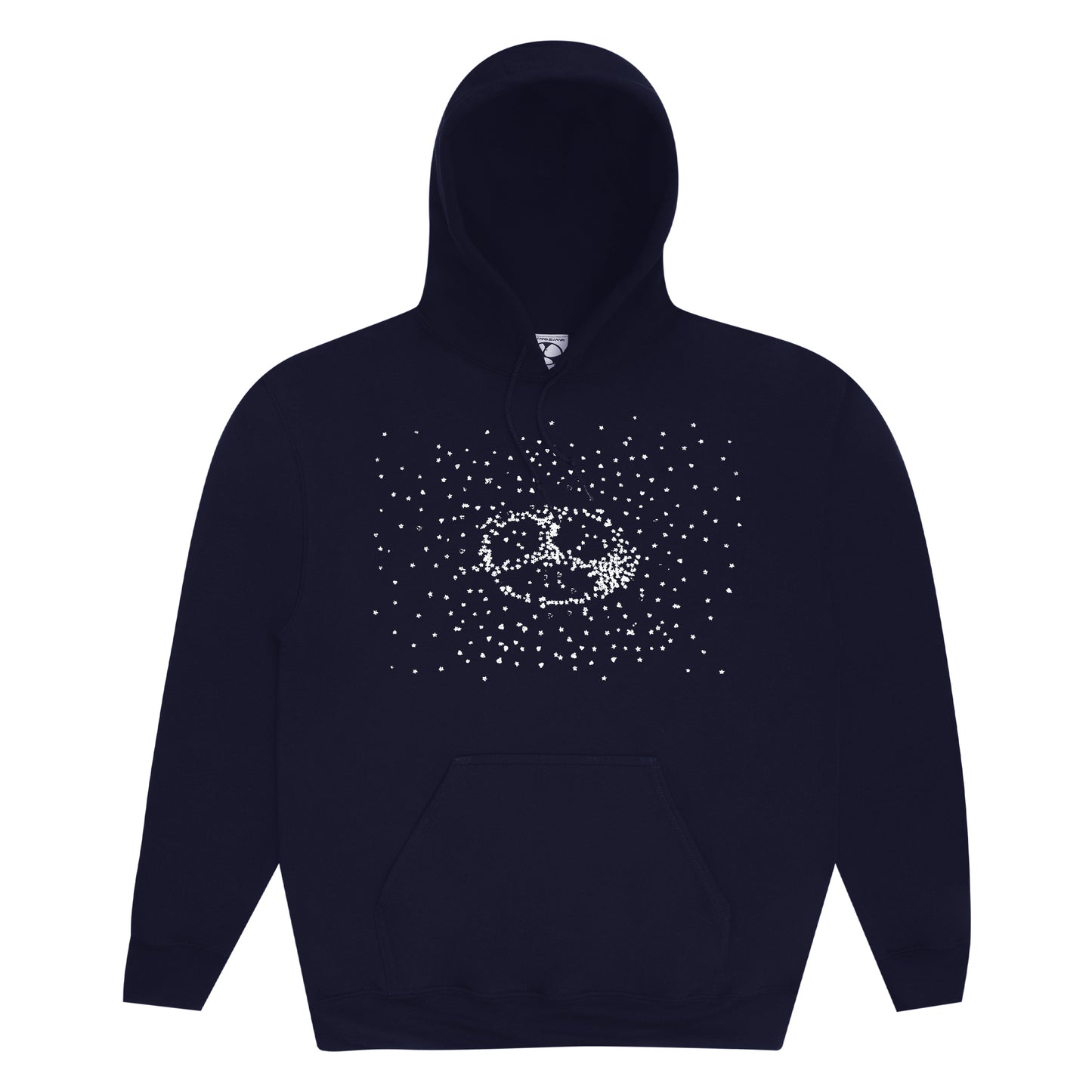 Stardust Hood - Navy/Raised Glitter