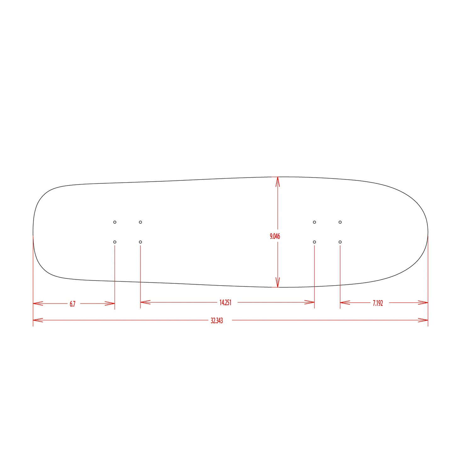 LIMOSINE SHAPED BOARD 1 - Brown Metallic