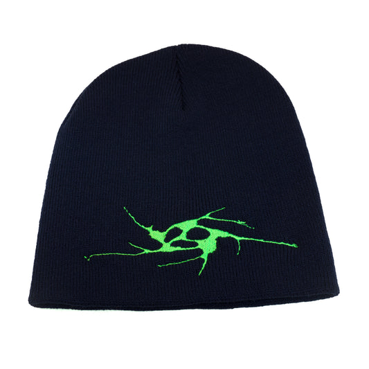 Spiral Beanie - Navy